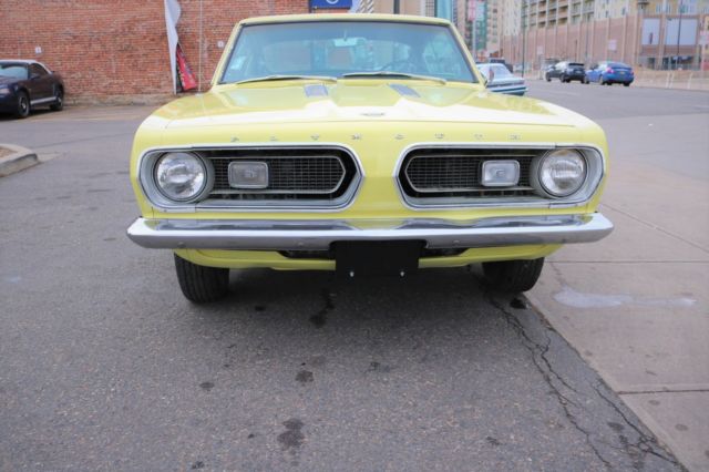 1967 plymouth barracuda with e code hi-po 273, new gas tank and fuel lines