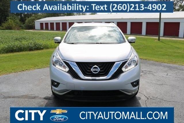 used 2016 nissan murano platinum columbia city, in 46725 for sale in big lake, indiana