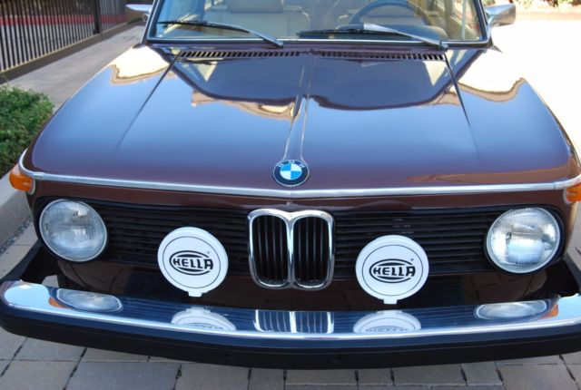 1974 bmw 2002 tii sienabraun rare color combo no reserve!!