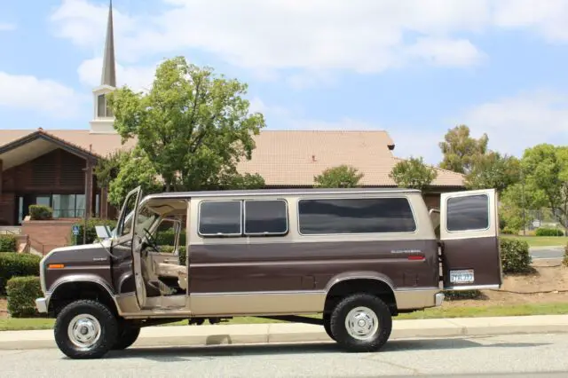 econoline club cab chateau all original 4 wheel drive family own camper vintage