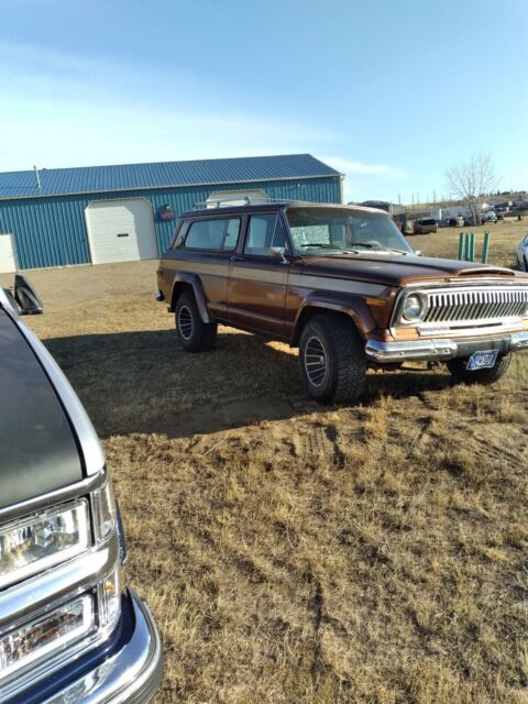 1978 jeep cherokee suv brown chief "s" wide track, levi's edition