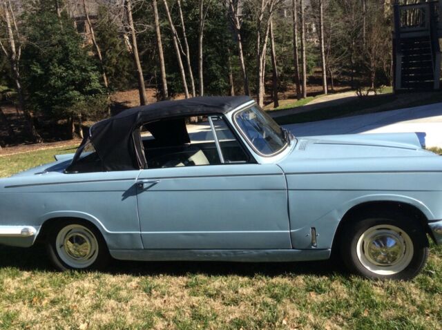 1964 triumph herald 1200 convertible older restoration