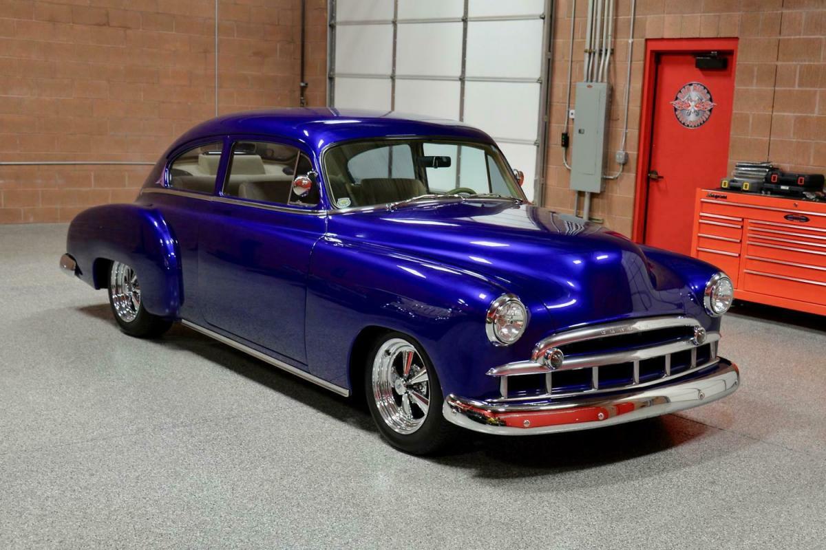 1949 chevrolet fleetline custom 350ci sbc 700r4 ps pdb ac stereo very cool car!