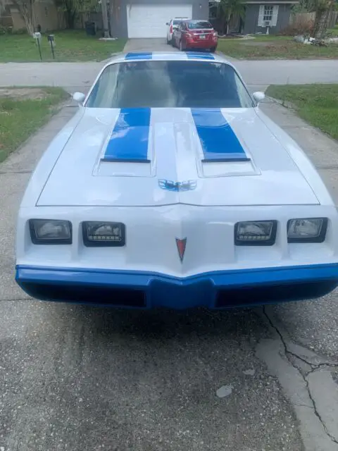 1979 pontiac firebird formula sportscar white rwd manual ws6