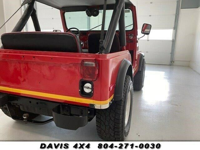 1980 jeep renegade cj five 4x4 restored classic 90030 miles red suv 5 speed man