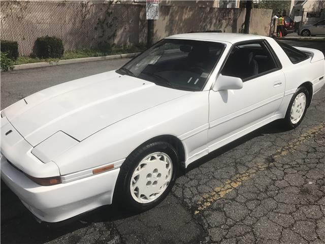 1989 toyota supra turbo sport roof 116,650 miles pearl white 2 door targa