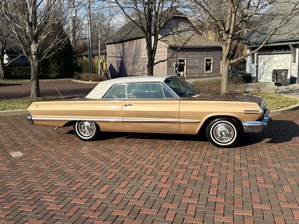 1963 chevrolet impala coupe brown ss