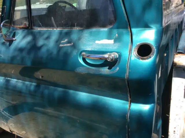 1966 chevy c10 pickup stepside - not complete - project truck - 327 engine
