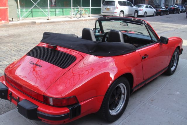 17,286 original mile 1987 porsche 911 carrera cabriolet, g50 gearbox