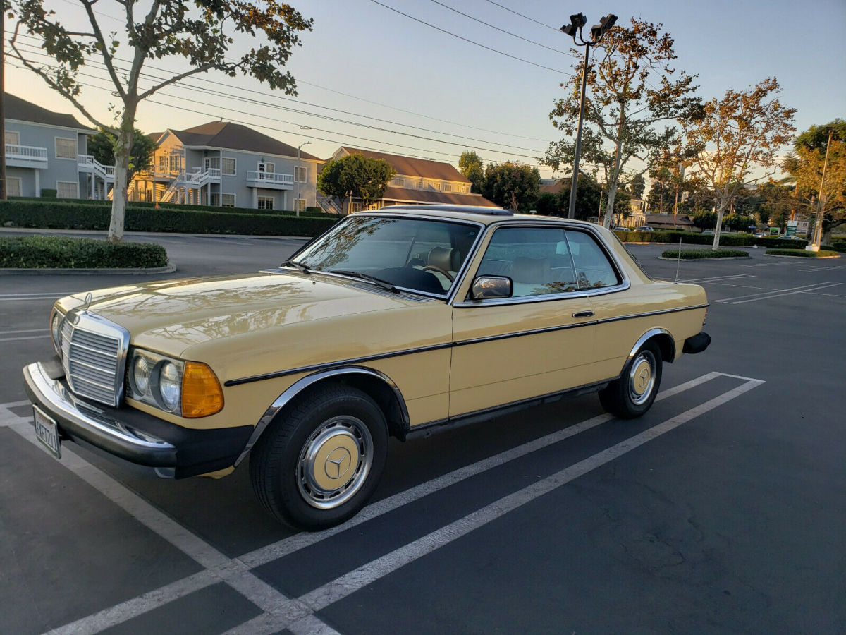 1981 mercedes benz 300cd coupe diesel w123 last year non turbo