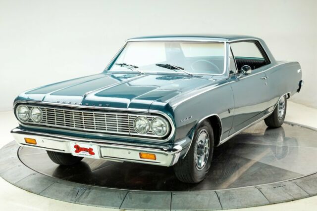 1964 chevrolet malibu 283 v8 coupe dark turquoise metallic