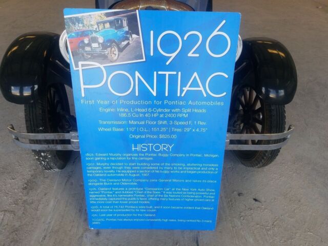 1926 pontiac