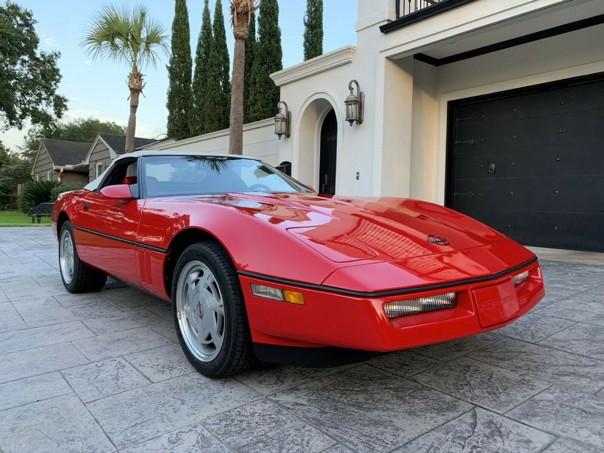 only 6,149 miles!! 1989 corvette convertible, leather, documents, remarkable!!