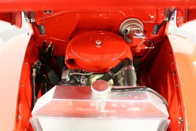 classic vintage f1 resto-mod red 350 v8 auto air custom rod overdrive 1949 used
