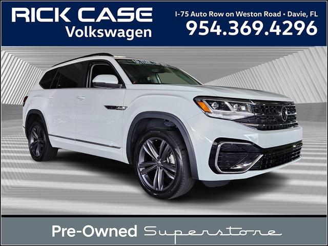 2021 volkswagen atlas 3.6 v6 se w/ technology r-line