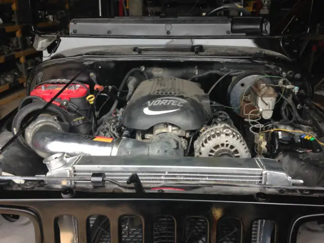 1993 jeep wrangler s sport utility 2-door 2.5l 5.3 ls