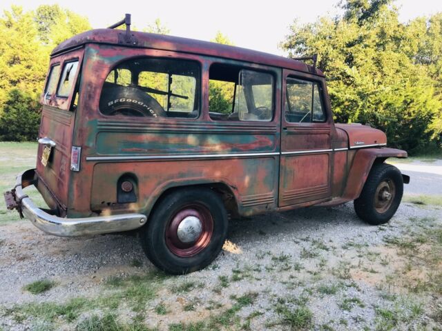rare! 1955 willys overland 2dr wagon original paint patina numbers matching jeep