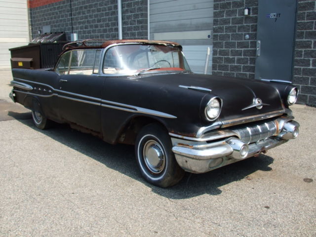 1957 pontiac star chief convertible project parts car no reserve not a chevrolet