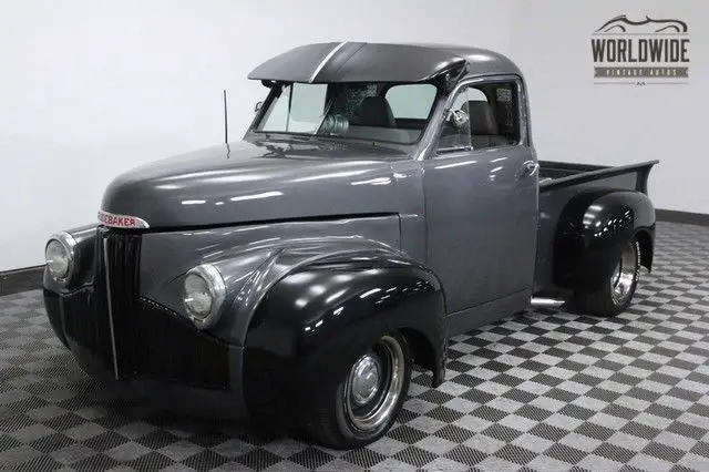 1946 studebaker m5 pickup truck. very rare. v8. disc brakes, digital gauges!
