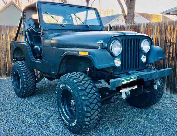 1976 jeep cj-5 black 4wd manual