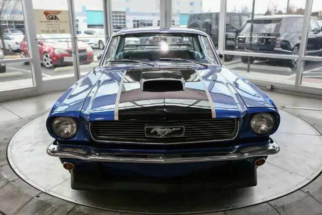 1966 ford mustang gt blue
