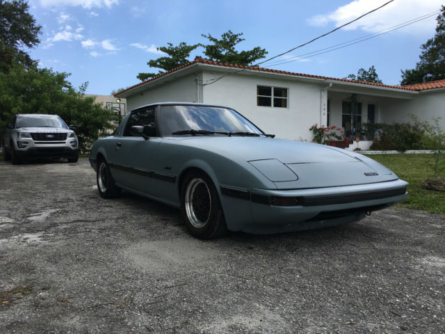 1983 mazda rx7 limited edition 12a with red leather interior