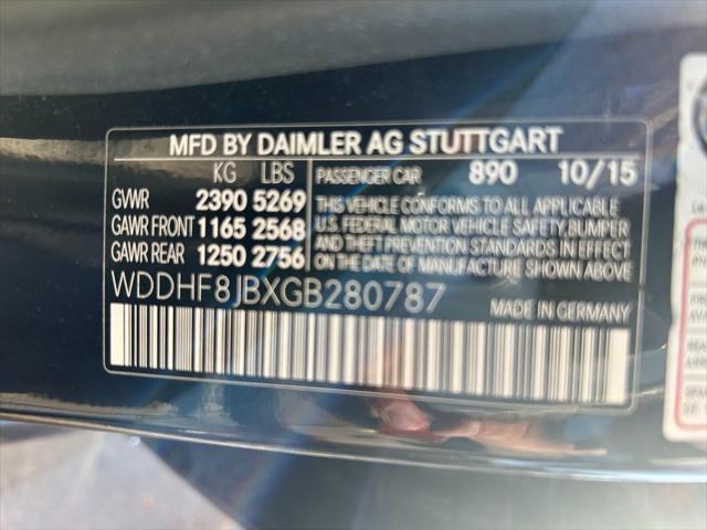 2016 mercedes-benz e-class 4matic