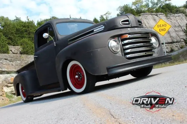 1949 ford f-1 f1 rat rod pickup,restomod,350ci,v8,pdb,patina,nice!! f100