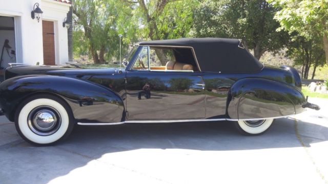 1940 lincoln continental zephyr cabriolet convertible beautiful must see