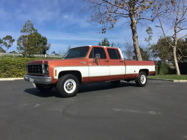 1977 chevrolet c30 crew cab 3+3 silverado camper special