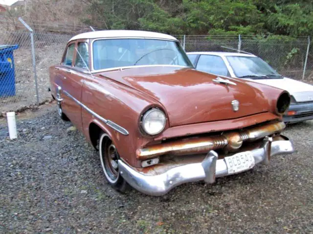 1953 ford customline 4 door flathead v8 od! hot rat rod running gear no reserve