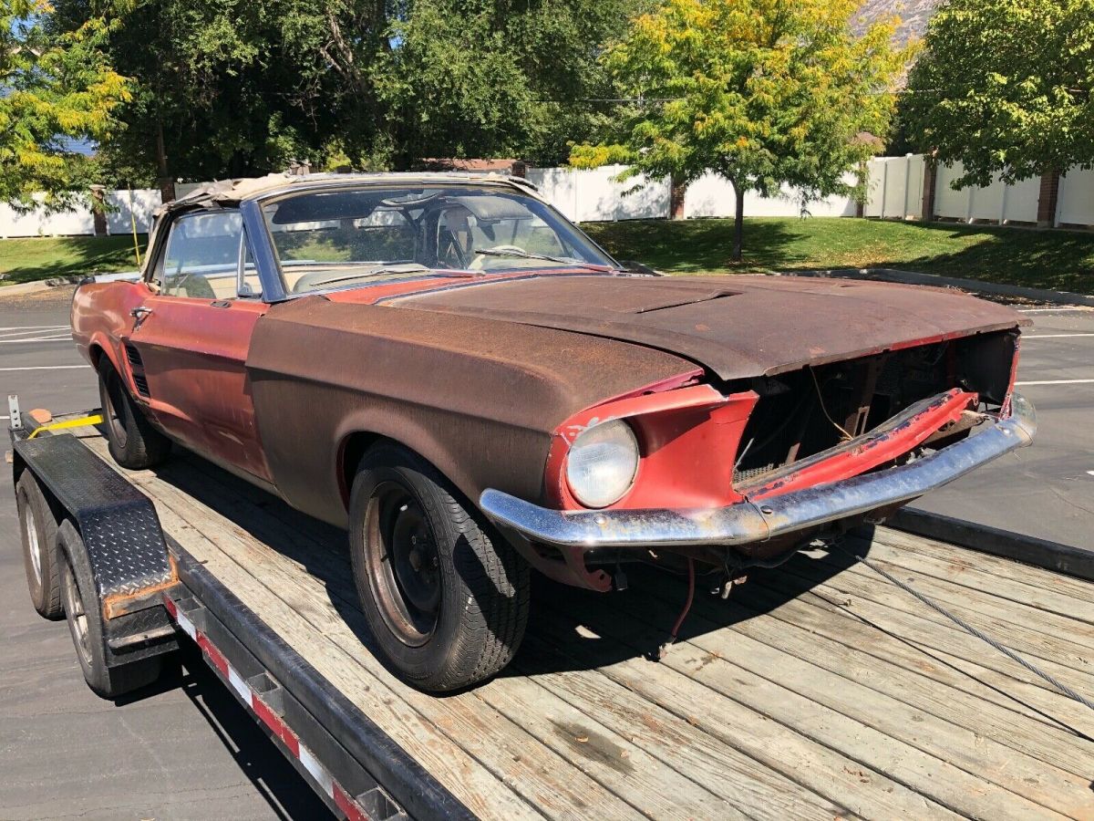 1968 ford mustang v-8 convertible 289 automatic project