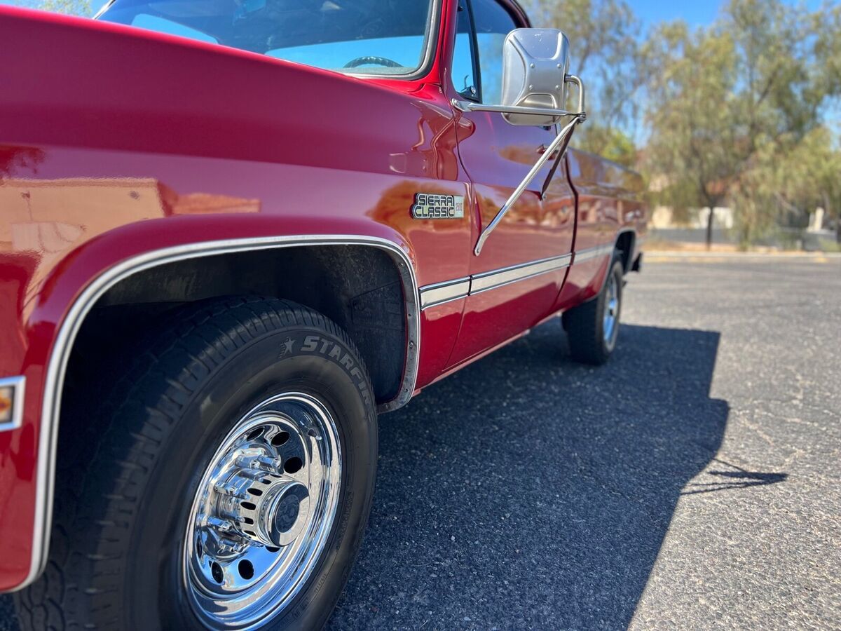 1985 gmc sierra 2500 pickup red rwd automatic sierra classic