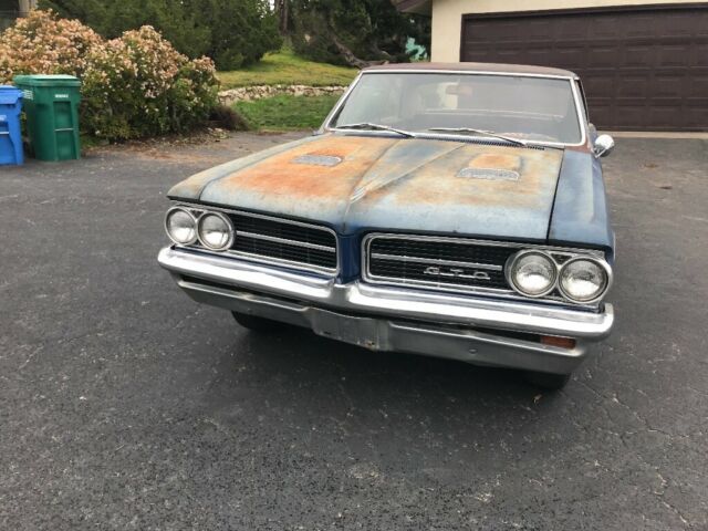 1964 pontiac gto phs documented nocturne blue muncie m-20 iconic gto project