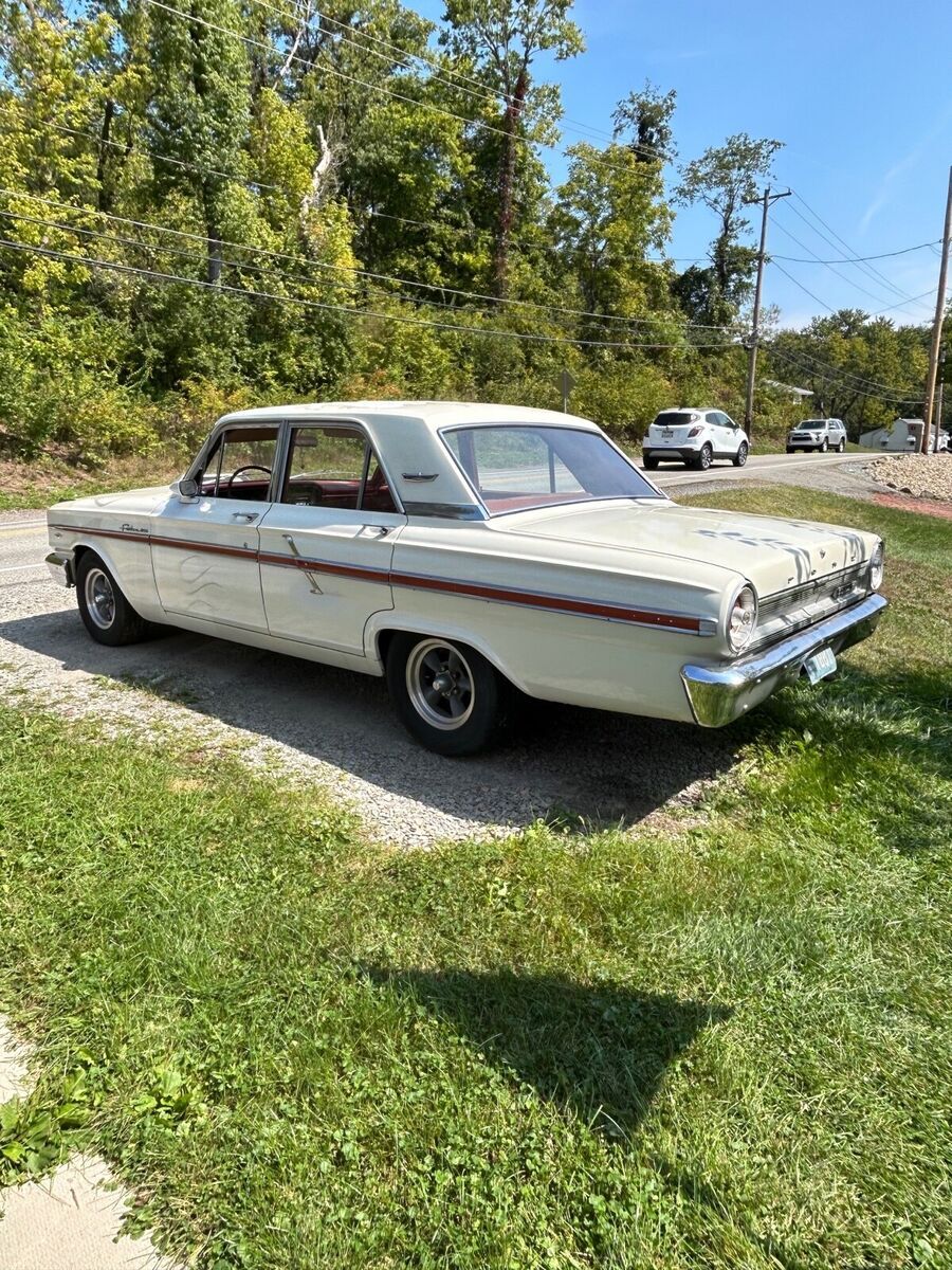 1964 ford fairlane 500 white fwd automatic