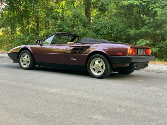 1984 ferrari mondial cabriolet - quite rare prugna color