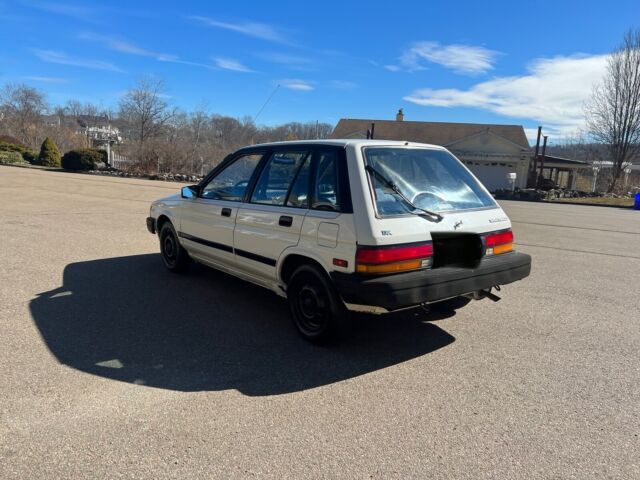 1989 toyota tercel hatchback white fwd manual deluxe