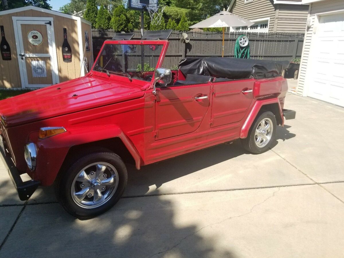1974 volkswagen thing convertible red rwd manual