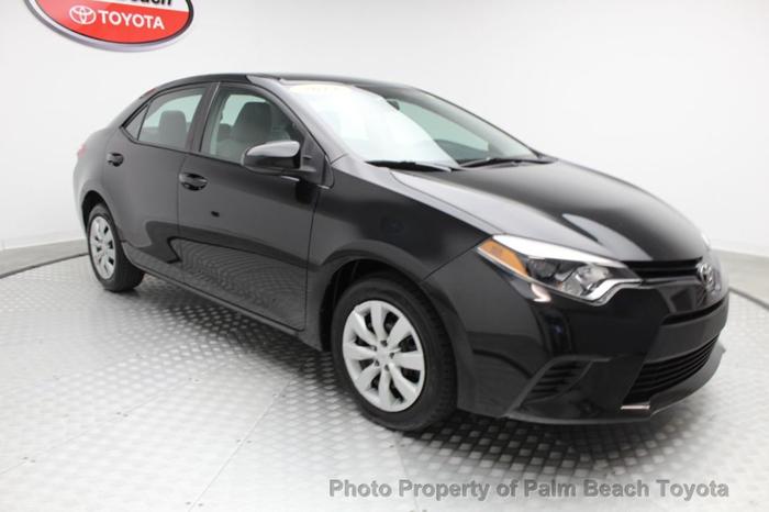certified 2014 toyota corolla le sedan west palm beach, fl 33406 for sale in west palm beach, florida