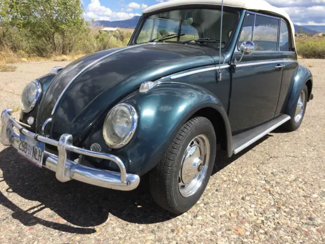 1966 vw conv garaged 32 yrs great driver,older rest, great cold, karmann beetle