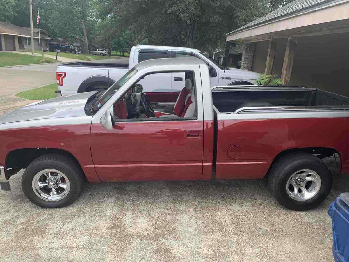 1992 chevrolet c1500 pickup red rwd automatic c1500