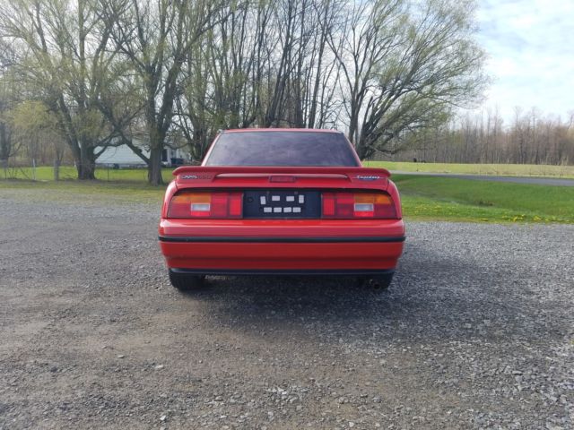 1991 mercury capri 1.6 turbo converible