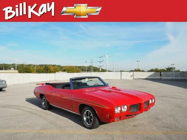 1970 pontiac gto convertible 42007 miles red not specified not specified