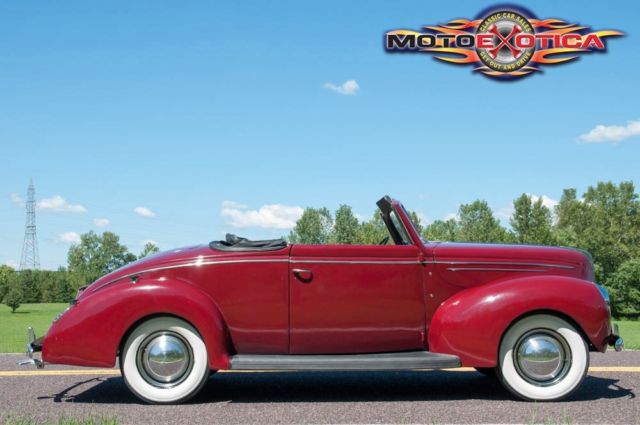 1939 ford deluxe convertible, steel-bodied convertible, flathead v-8,rumble seat