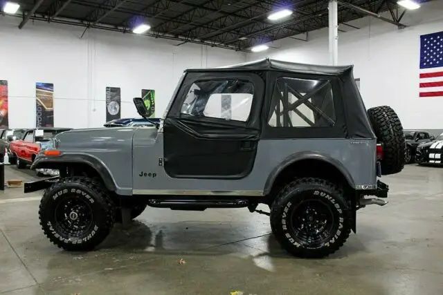 1978 jeep wrangler 76443 miles silver 304ci v8 3 speed