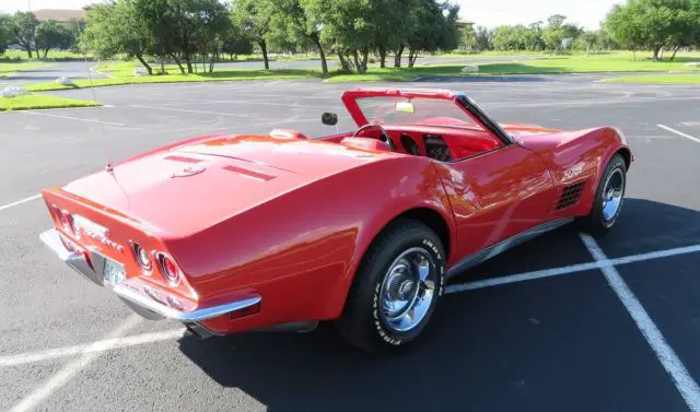 1970 corvette stingray convertible - 33,739 documented miles - collector owned