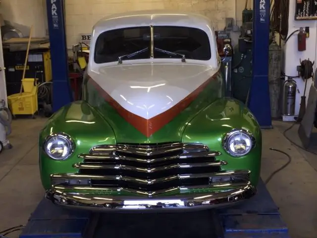 1947 chevy fleet master 2 door coupe hot rod new build