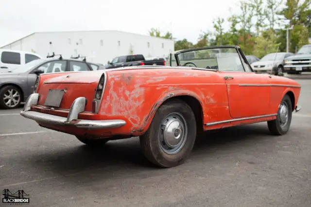 1961 fiat 1200 cabriolet *no reserve*