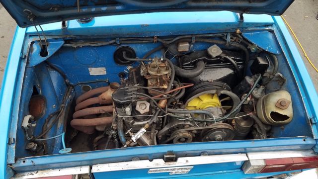 1971 fiat 850 spider hardtop convertible california car