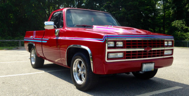 1986 chevrolet chevy c10 c-10 silverado custom show truck